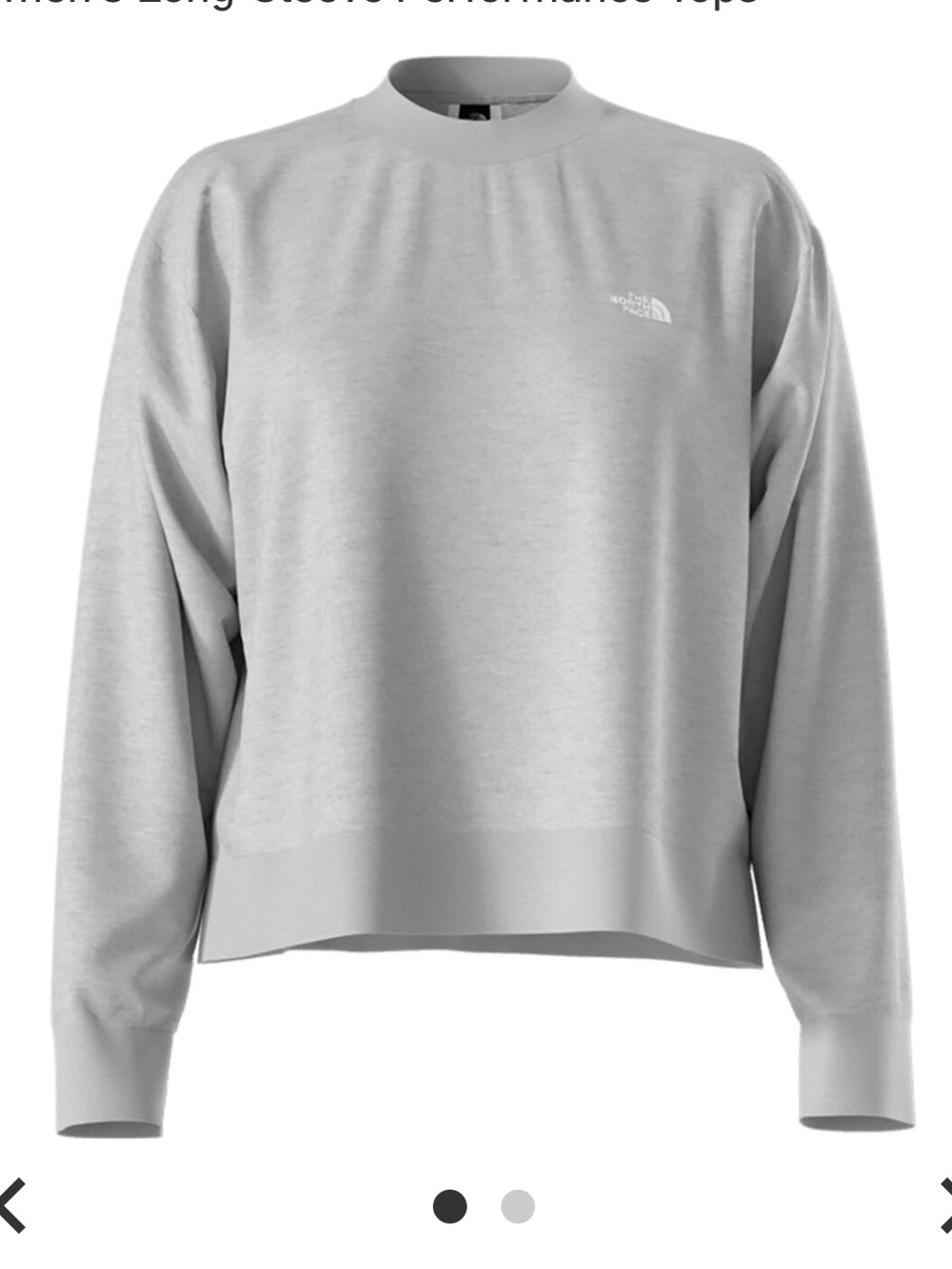 The North Face Women's Crew Sweatshirt - Heather Light Gray